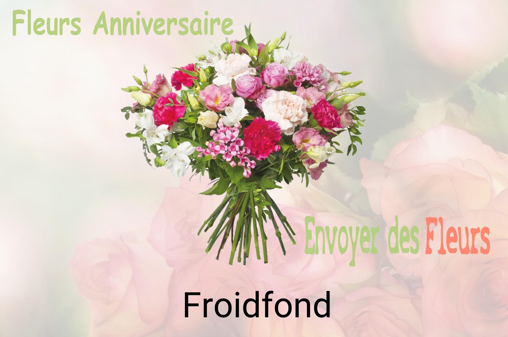 Bouquet de fleurs d’anniversaire livré à Froidfond
