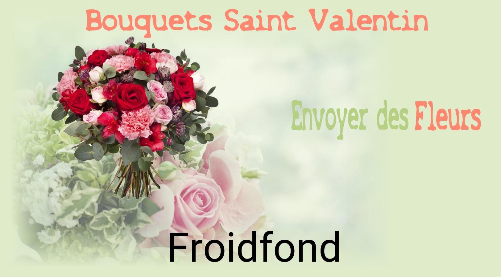 Roses de Saint-Valentin livrées à Froidfond